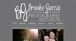 Desktop Screenshot of brookegarciaphotography.com
